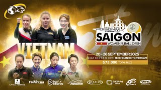 Table 1 ▸ Day 1 ▸ Poison Saigon Women's 9-Ball Open ▸ Vietnam 2025
