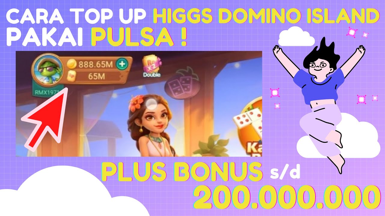 Cara Top Up Higgs Domino Island Pakai Pulsa (Telkomsel, Axis, Indosat
