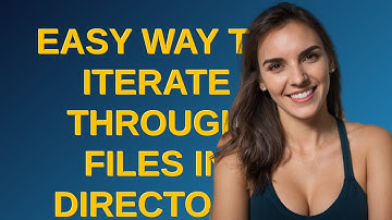 Tex: Easy way to iterate through files in directory
