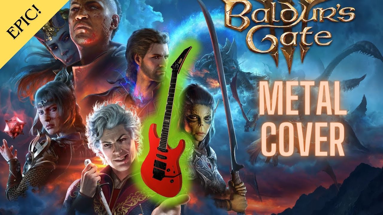 Baldur's Gate 3: Main Theme (epic metal cover) || Chronoparticle - YouTube