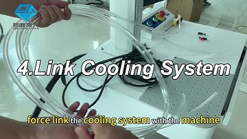 How to install a uv laser marking machine,from parts to a ready products