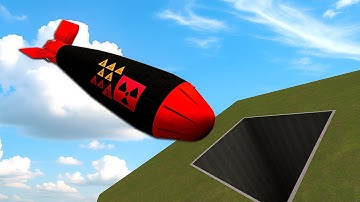 Garry’s Mod Bomb Test – Huge Explosions in Deep Drop!