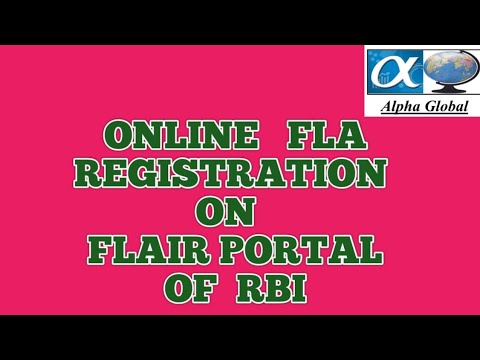 FLA REGISTRATION ONLINE - FLAIR