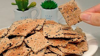 Diet Snacks, Oatmeal Crackers | use only microwave