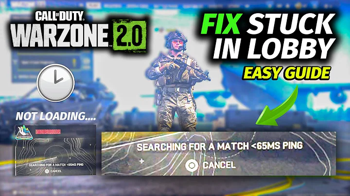 HOW TO FIX BEING STUCK IN THE LOBBY ON WARZONE 2 |  Cant Join Lobby Fix for COD Warzone 2 - DayDayNews