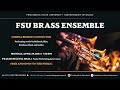 Fsu brass ensemble concert