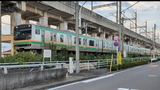 E231系1000番台.U-537編成が普通.上野行きとして小山〜間々田間を加速しながら通過するシーン‼️