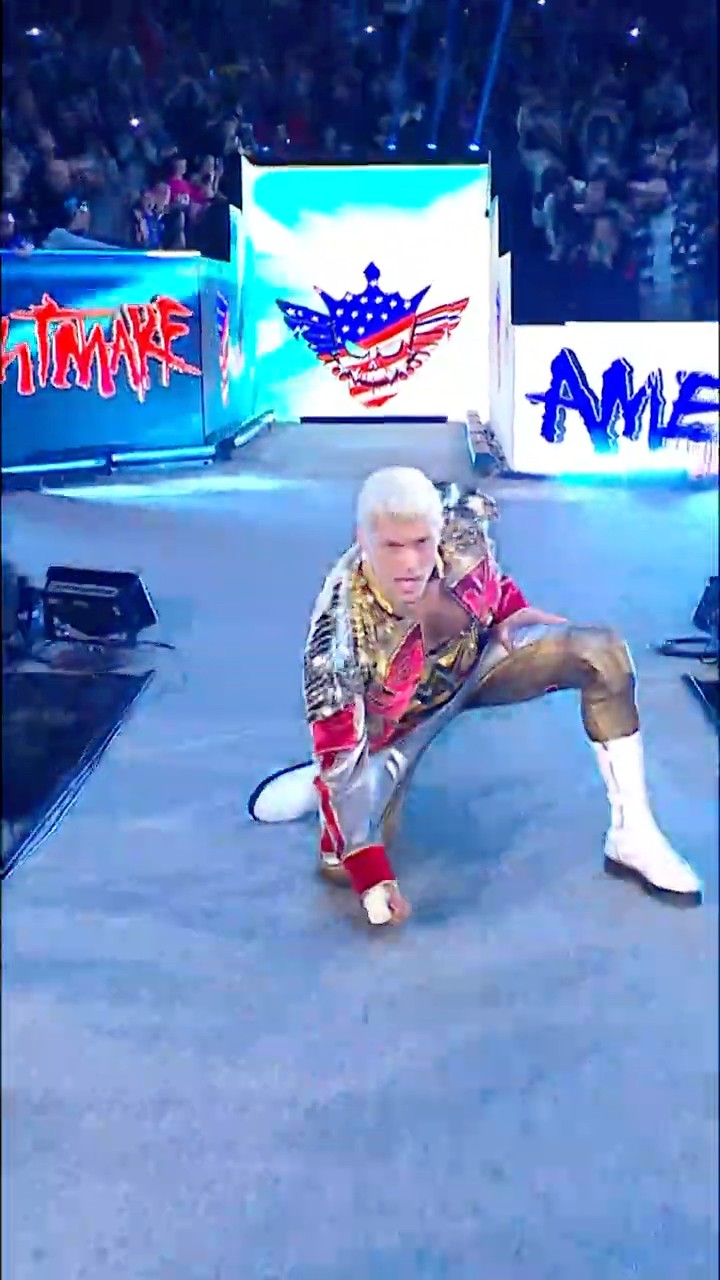 Indianapolis is HYPED for Cody Rhodes ?? #RoyalRumble