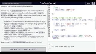 Celebrity WATCH ME SOLVE THIS CONFUSING JAVASCRIPT PROBLEM - Lesson 95 | Basic JavaScript | Record Collection Wealth