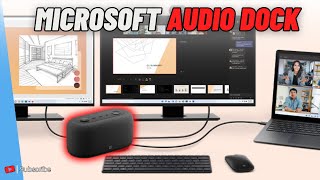 Review nhanh Microsoft Audio Dock - là một chiếc loa, mở rộng cổng kết nối cho Laptop/PC của bạn
