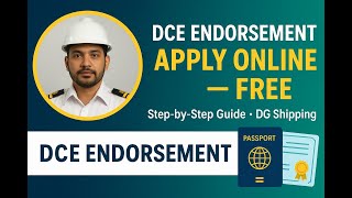 HOW TO APPLY FOR DCE ENDORSEMENT ONLINE FOR FREE!! #DCE_Endorsement #Oil_DCE #Chemical_DCE #Gas_DCE