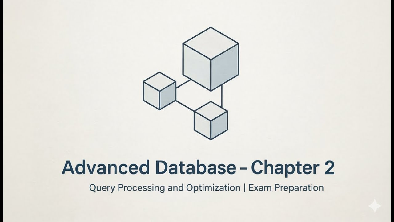 🎓 Query Processing & Optimization | Advanced Database | Exit Exam Preparation in amharic