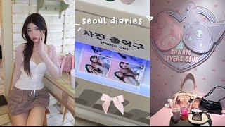 spring in SEOUL 🍧: $500 clothing haul, sanrio cafe, glow up, lash lift, karaoke, shopping, good food