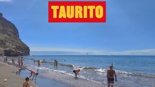 Taurito Gran Canaria beach: Tour of beach & resort
