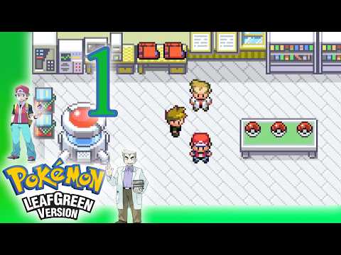 FIRST TIME PLAYING / WELCOME TO KANTO  - Pokemon Leaf Green - part 1