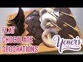 FLAT CHOCOLATE DECORATIONS Tutorial | Yeners Cake Tips with Serdar Yener from Yeners Way