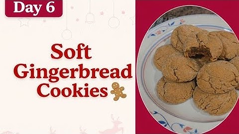 Easy Gingerbread Cookies 🎄 | Day 6