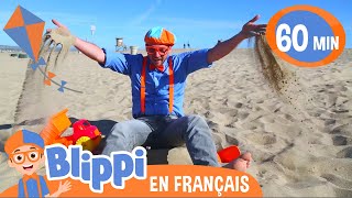 Apprends les couleurs et apprends à compter à la plage | Blippi en français | Vidéos éducatives