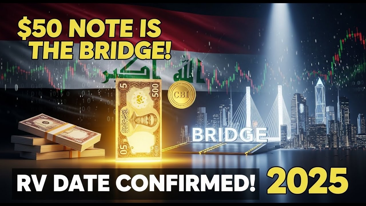 Iraqi Dinar 2025 RV SHOCK! The $50 Bridge Note Secret They Don't Want Public!