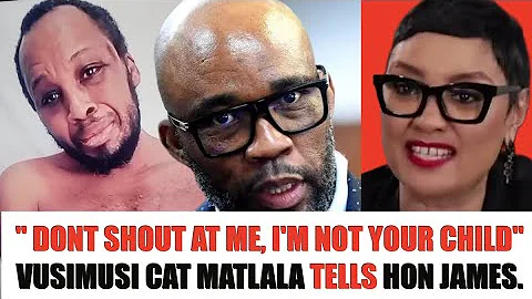 “Don’t Shout at Me” Vusimusi Cat Matlala gets angry at Hon James.