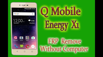 Qmobile Energy X1 Google Account Bypas || FRP remove without Computer