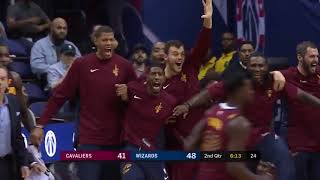 Jeff Green Dunks On Mahinmi - Washington Wizards Vs. Cleveland Cavaliers - Preseason - 08102017