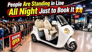 People Are Standing in Line All Night Just to Book It 😱 Family Ride Electric 3 Wheeler