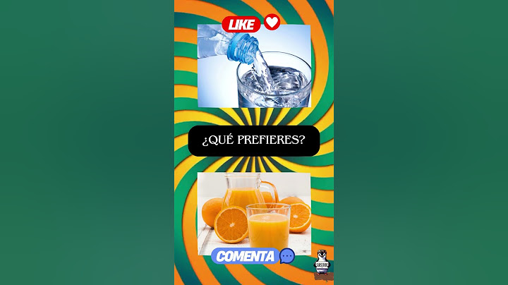 ¿Agua o Jugo? ¡Cual prefieres! 🤔