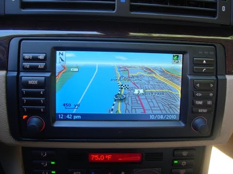 BMW E46 MK4 Navigation 2010 TELE ATLAS DVD Map Full Review Part 2