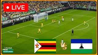 Zimbabwe vs Lesotho LIVE 🔴 African World Cup - Qualification 2026 ⚽ Live Simulation/Recreation