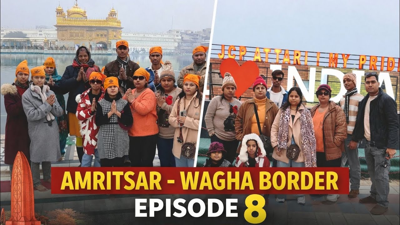 “Vaishno Devi, Shiv Khori, Patnitop to Amritsar & Wagah Border | Our Complete Family Spiritual Tour 