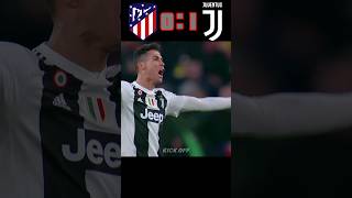 Juventus 🆚️ Atletico Madrid | Ronaldo Hat-Trick| Uefa Champions League #Shorts #Football #Ronaldo