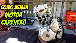 COMO ARMAR MOTOR CADENERO/✅ 