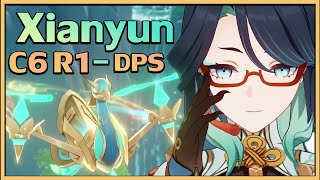 Xianyun C6 R1 - in Abyss 4.4 [Genshin impact]