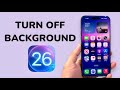How To Turn Off Background On Messages On iPhone