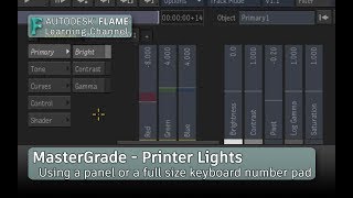 MasterGrade - Adjusting with Printer Lights - Flame 2019.2 screenshot 1