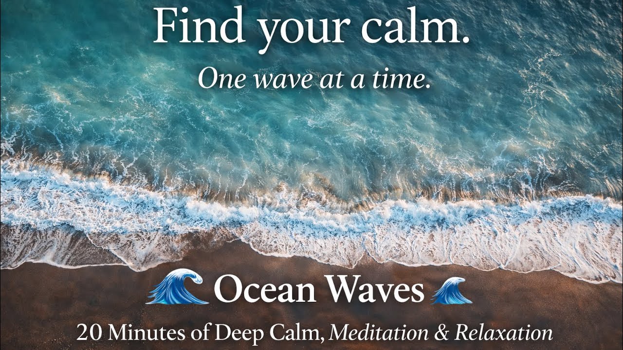 20 Minutes of Deep Calm, Meditation & Relaxation🌊 Find your calm. One  at a time. 🐚🩵