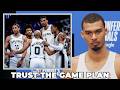 Victor Wembanyama on Trusting the Game Plan and Takeaways From Game 2 vs. OKC