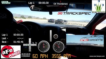 Spec Corvette Sunday Race #2 five car five lap super sprint with standing start