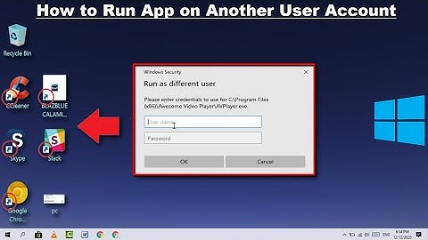 How to Run Any App as Different User on Windows 10