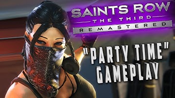 SAINTS ROW THE THIRD REMASTERED - "Party Time" Mission PC Gameplay