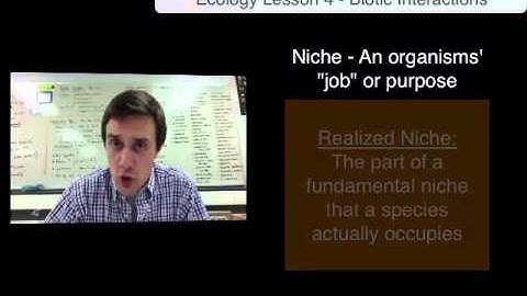 Biology Unit 2 - Ecology (Lesson 4) Biotic Interactions