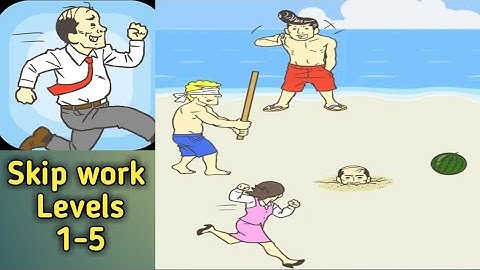 Skip work! -escape game Level 1 2 3 4 5 gameplay walkthrough Android game and ISO game