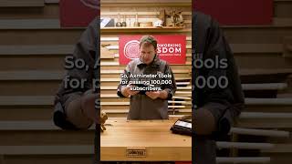 We did it!! 100,000 Subscribers – Thank You! #shorts #axminstertools #woodworking
