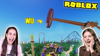 WIJ GAAN NAAR HET BESTE PRETPARK IN ROBLOX! - Tree Tops Theme Park || Let's Play Wednesday