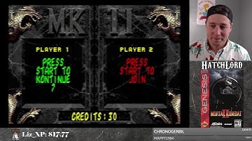 Mortal Kombat II (Genesis) Complete Playthrough - Hatchlord