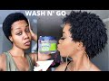 4C hair WASH N' GO USING WETLINE XTREME gel *i'm shook* /tupo1