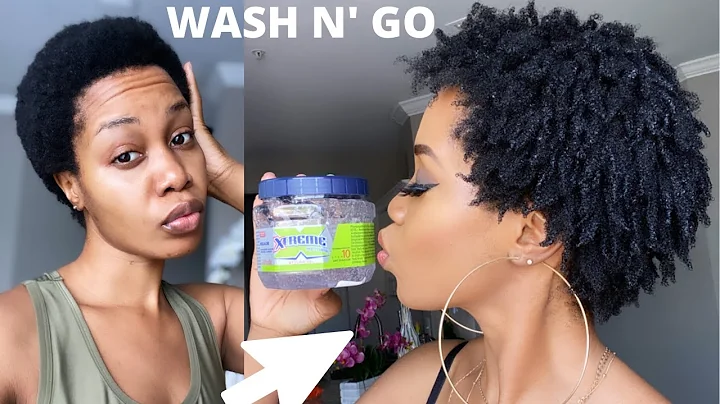 4C hair WASH N' GO USING WETLINE XTREME gel *i'm shook* /tupo1