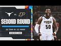 Purdue vs. Texas - Second Round NCAA tournament extended highlights