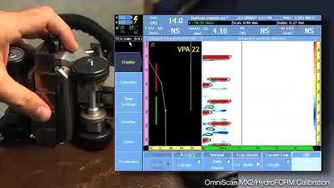 NDT Advance PHASE ARRAY PAUT HydroFORM  OmniScan Calibration 2011